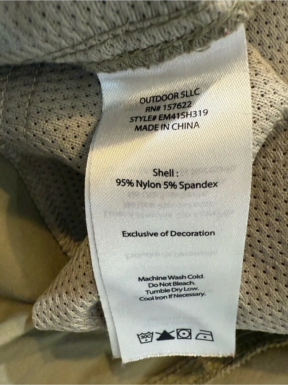 Eddie Bauer Olive Cargo Shorts